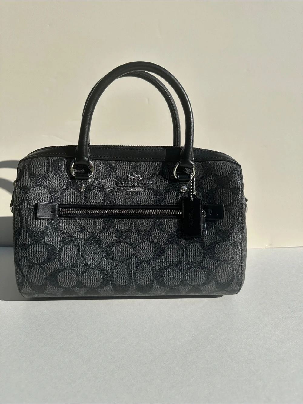 Coach Rowan Satchel in Signature Canvas w/out shoulder strap